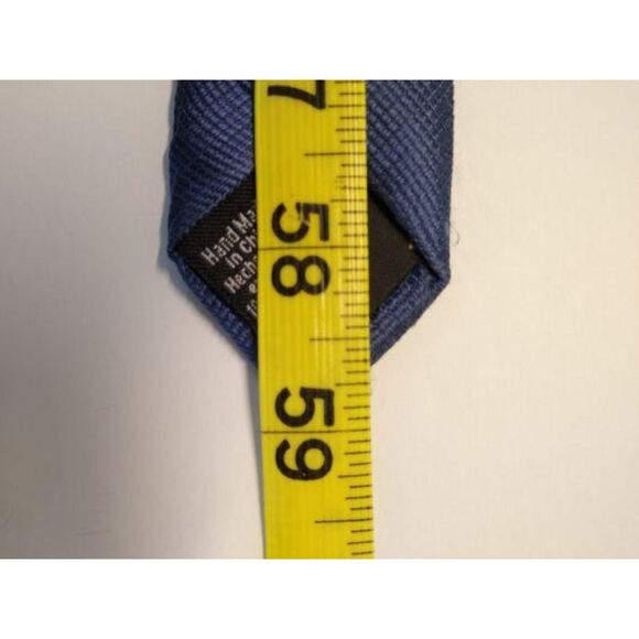 STRINGBEANS Very Dark Green Print Necktie Woven Tie - Picture 4 of 5